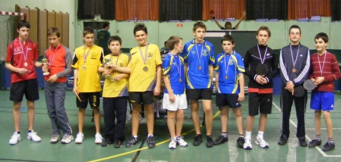podium de D2 Cadets