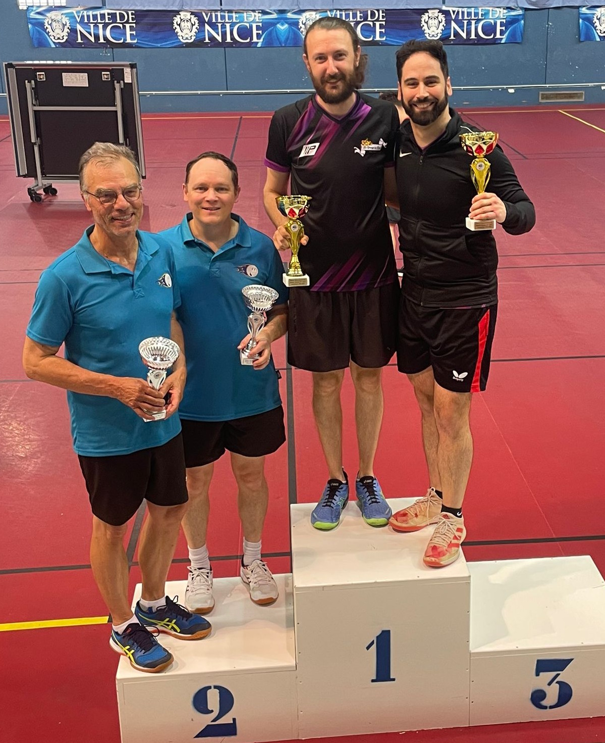 Podium double 3ème série