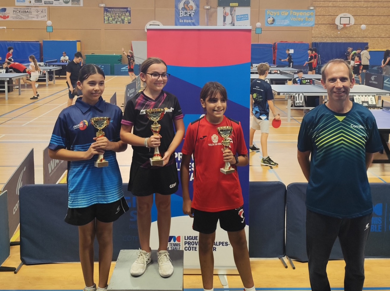 Podium Minimes filles